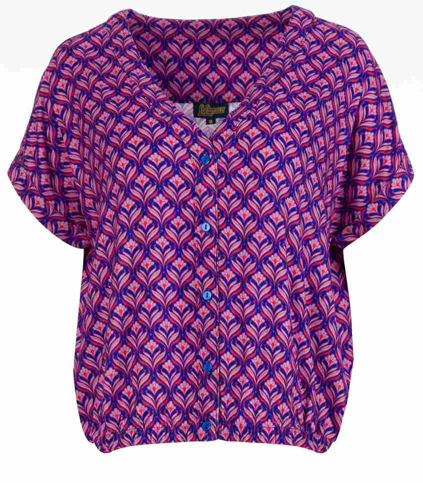 Evy Bluse, Kurzarm | Small Barock
