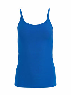 Hella Spaghetti Top | Schlichtes Blau