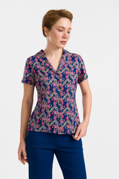 Iris Bluse Kurzarm | Carmen