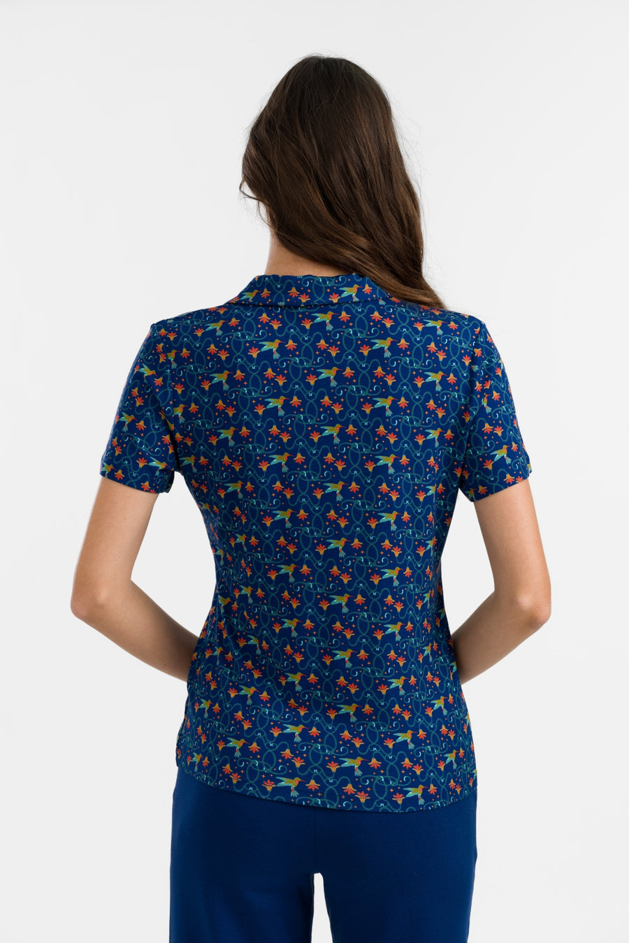 Lena Bluse Kurzarm | Kolibri