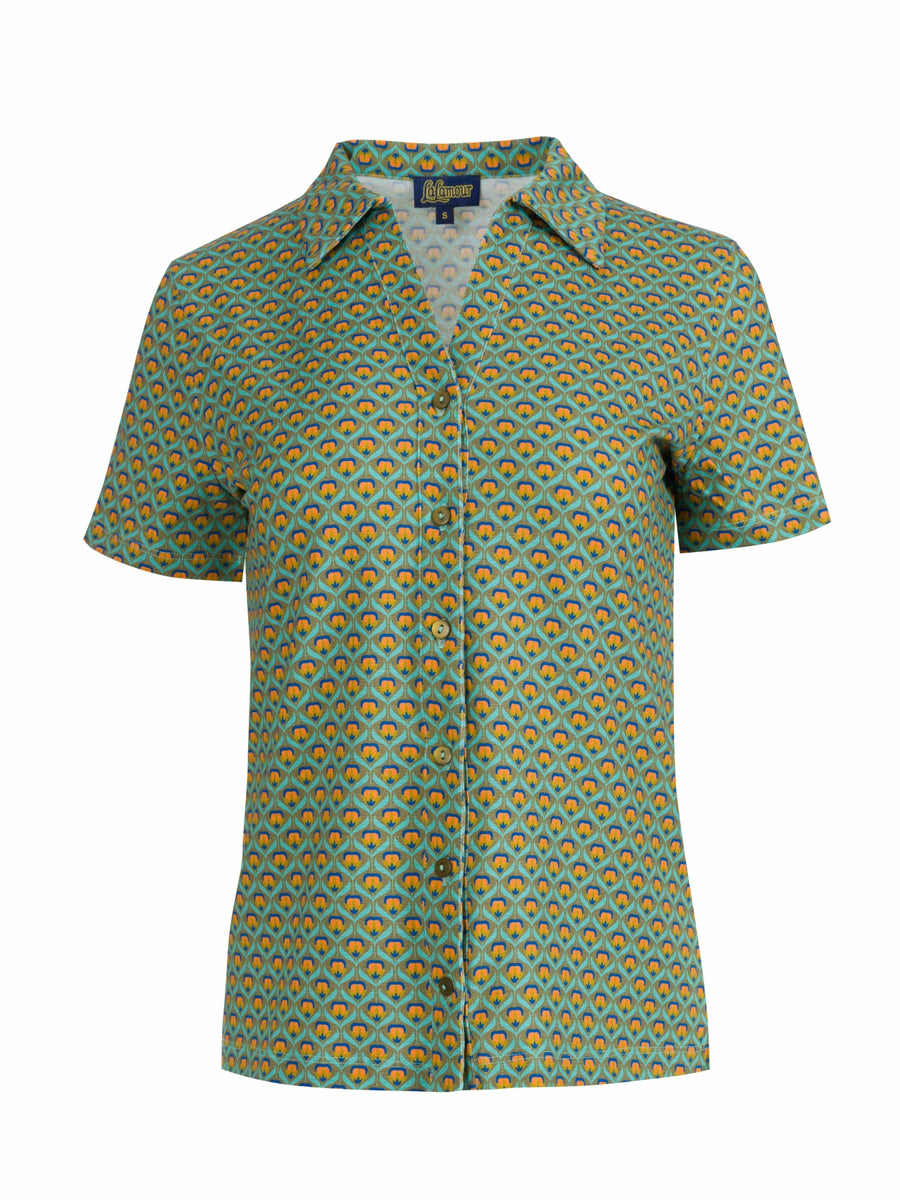 Lena Bluse Kurzarm | Groovy