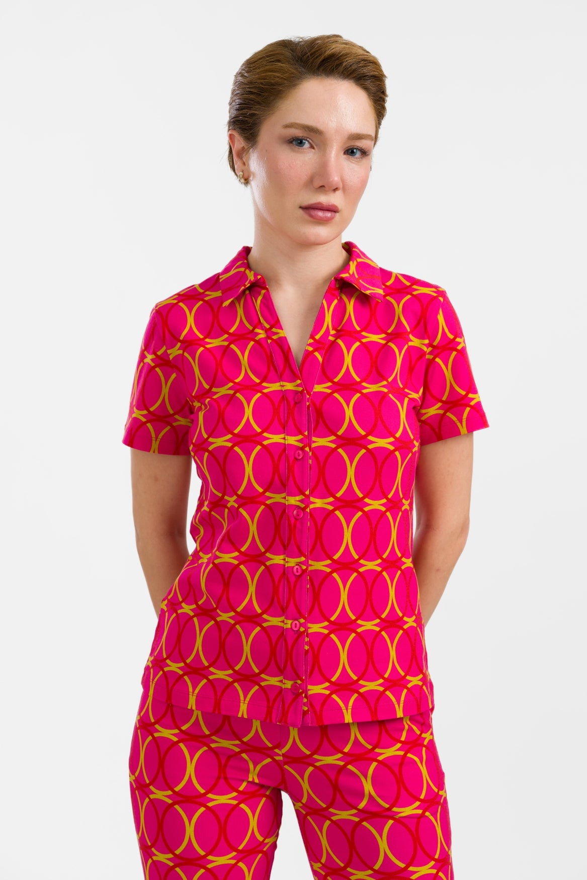 Lena Bluse Kurzarm | Bubble Beat