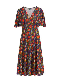 Luna Kleid | Purple Poppy