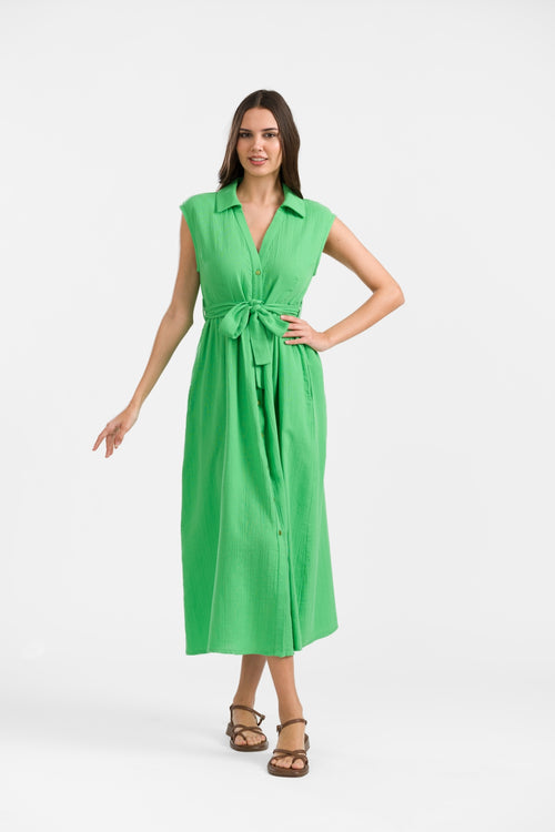 Nikki-Kleid | Crinkle Green