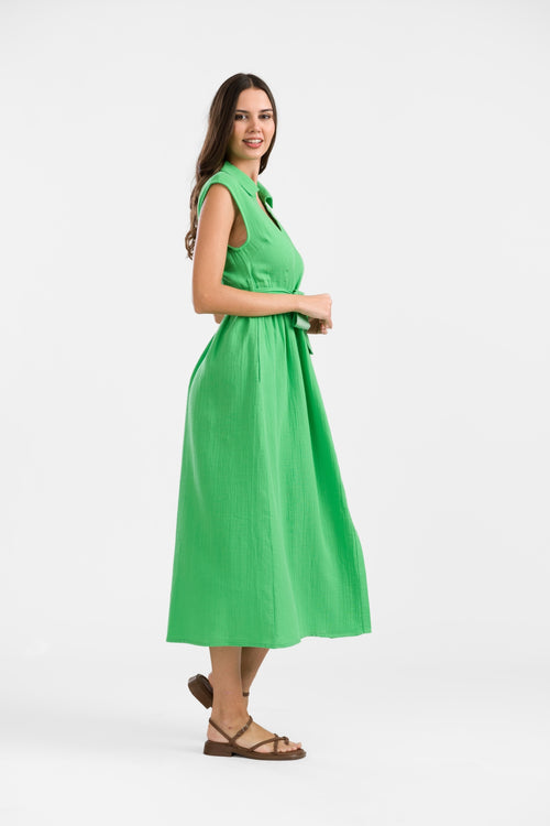 Nikki-Kleid | Crinkle Green
