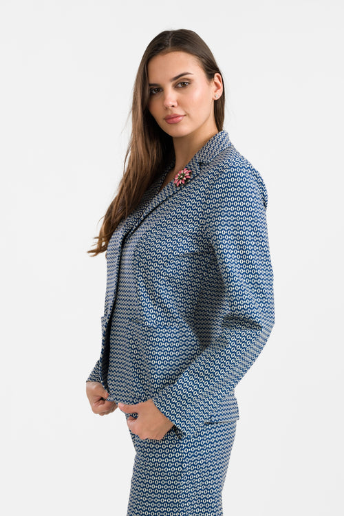 Nova Blazer | Schlichtes Marineblau