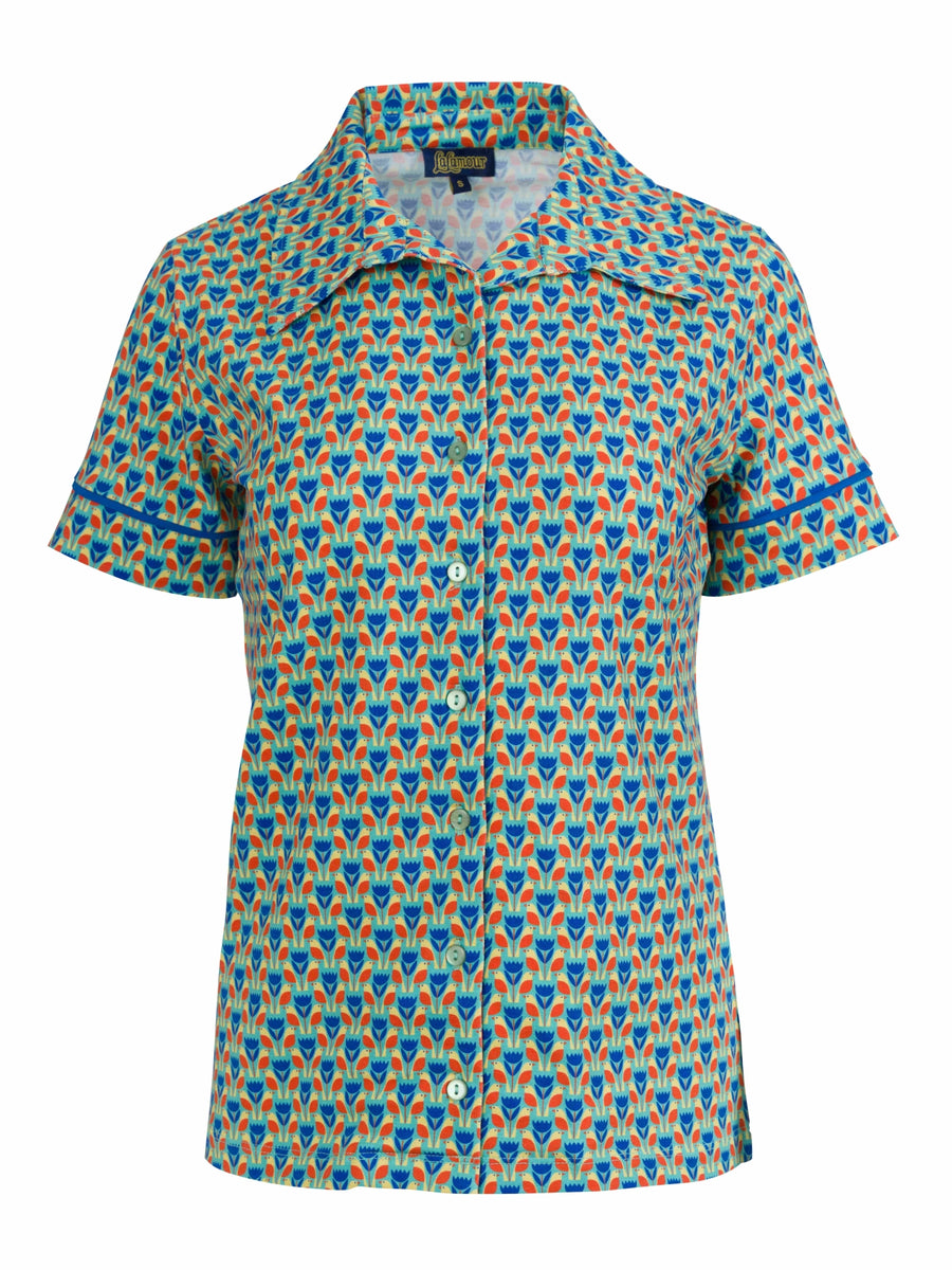 Sara Bluse Kurzarm | Robin