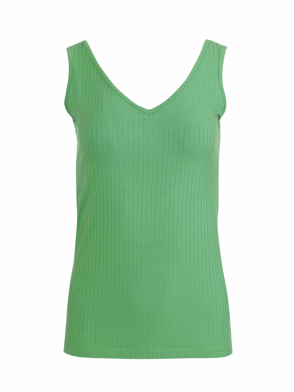 Stella Tanktop | Gerippt Grün