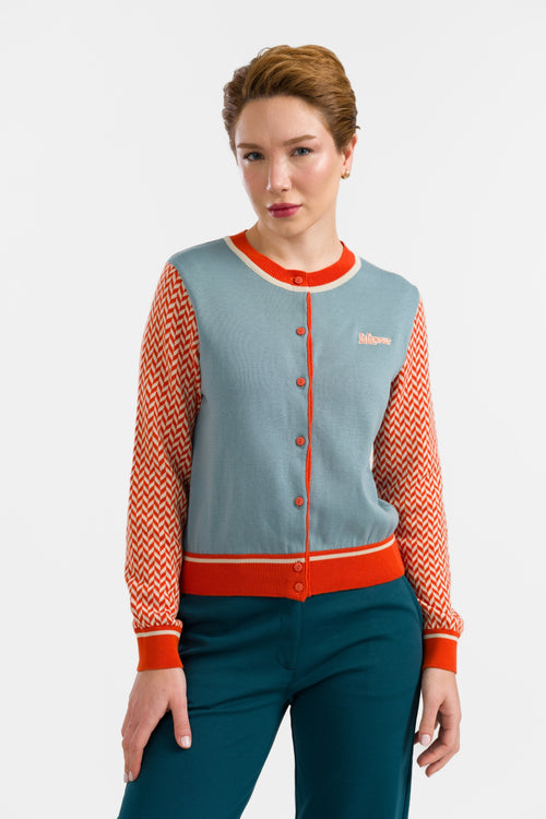 Strickjacke | Blumen