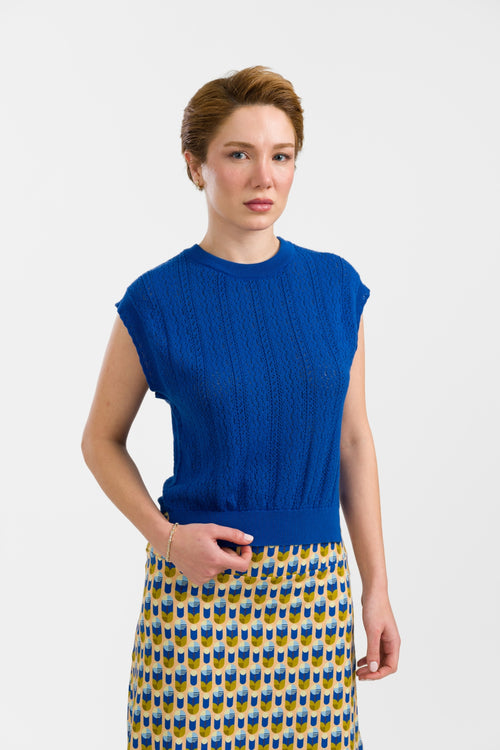 Pippa Stricktop | Blau