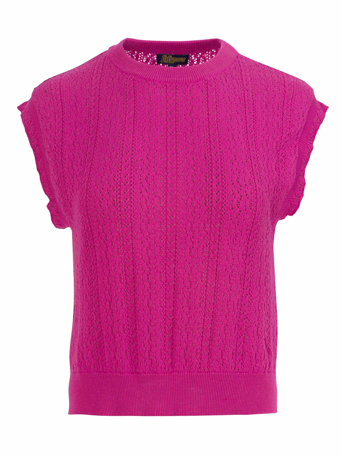 Pippa-Strickoberteil | Fuchsia