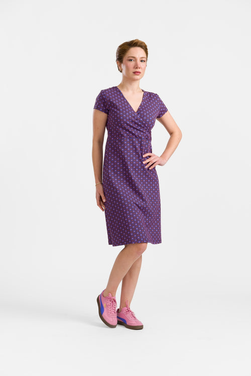 Chrissy Cross Kleid  | Funky Squares