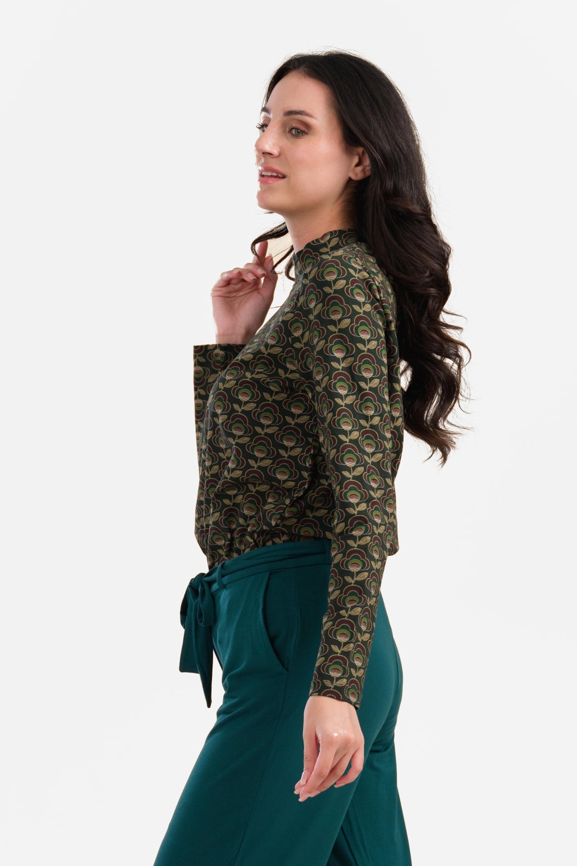 Kim Top | Abstraktes Blumengrün