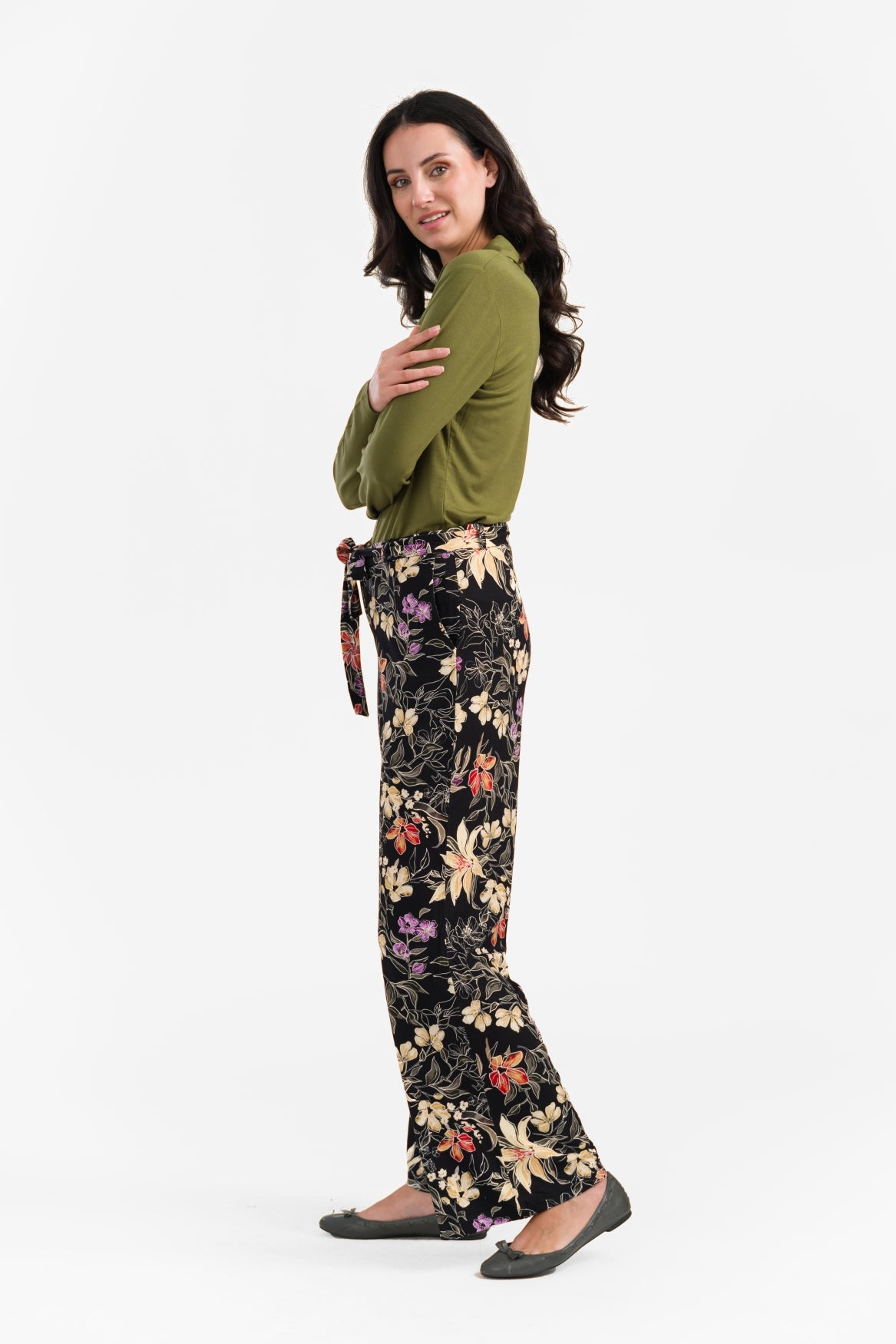 Sue Trousers | Botanische Blume