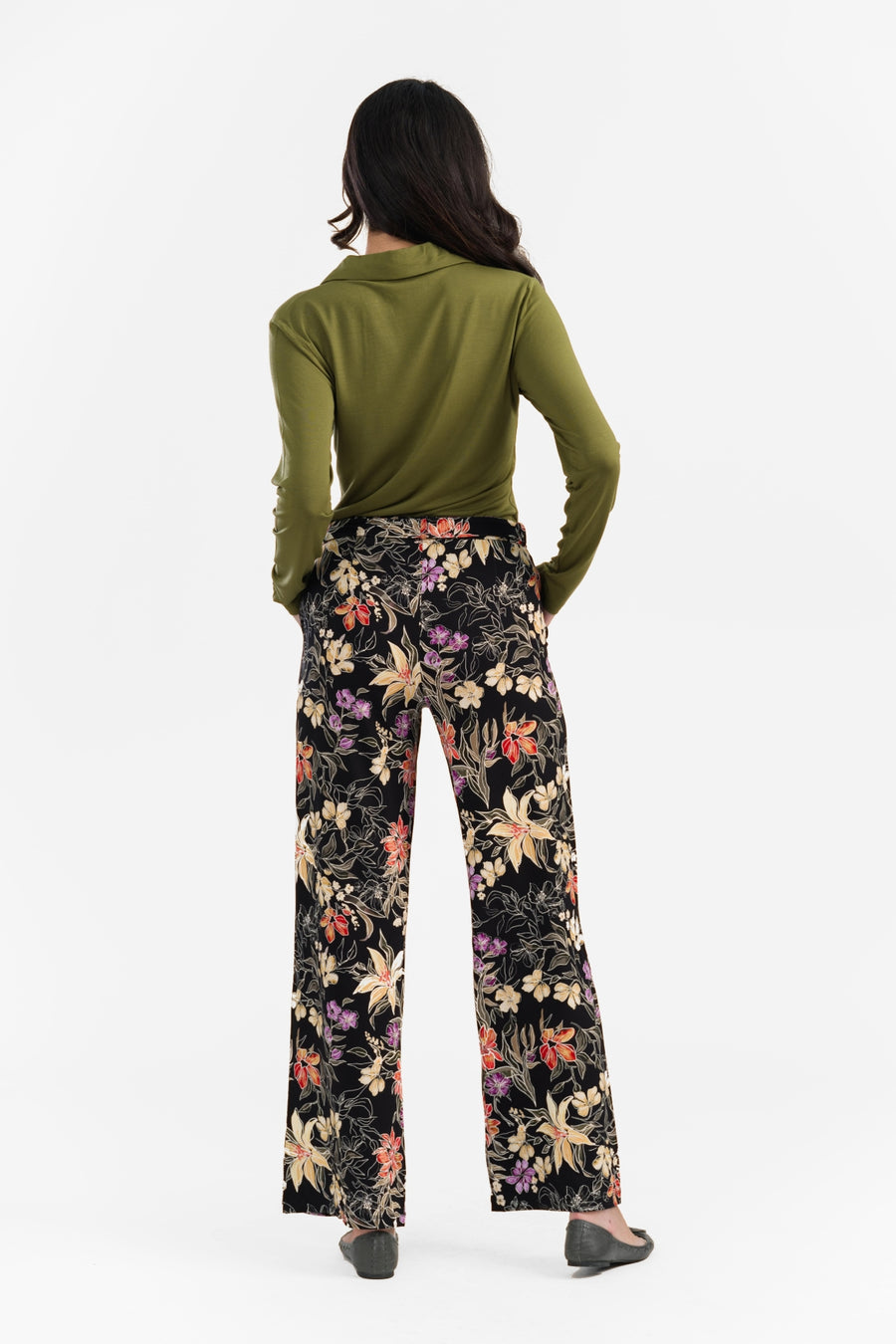 Sue Trousers | Botanische Blume