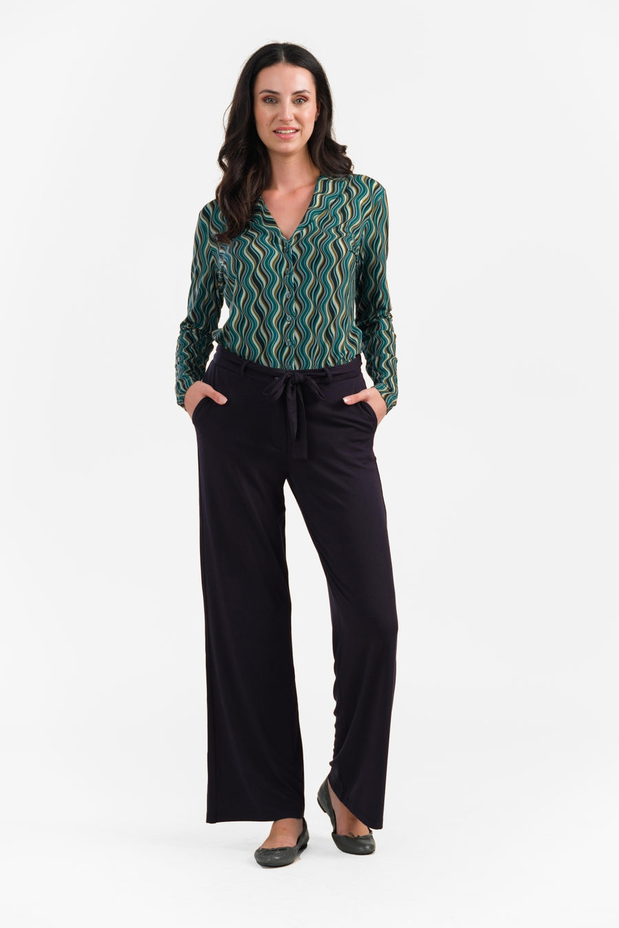 Sue Hose | Micro Plain Black