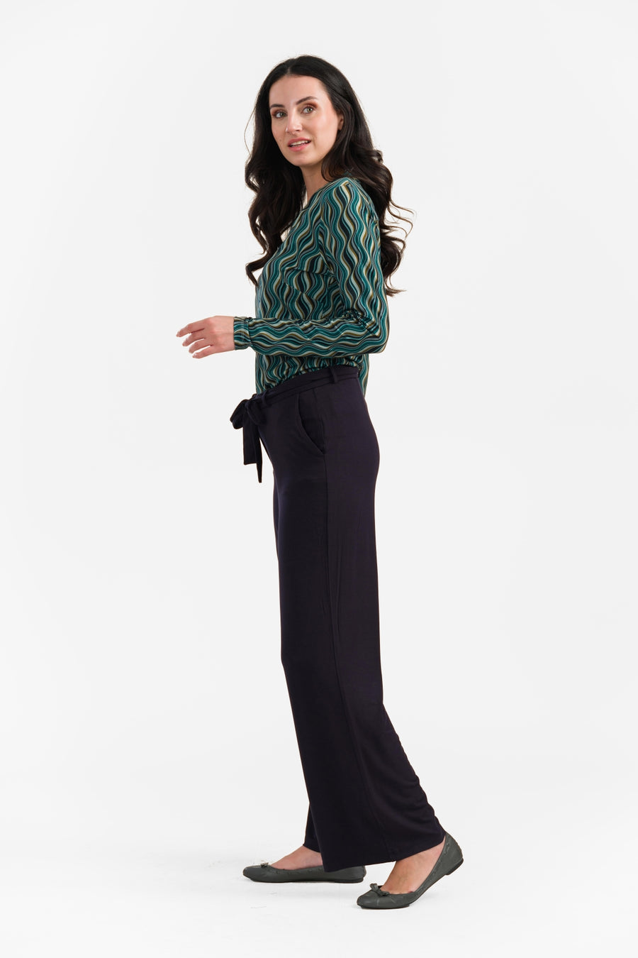 Sue Hose | Micro Plain Black