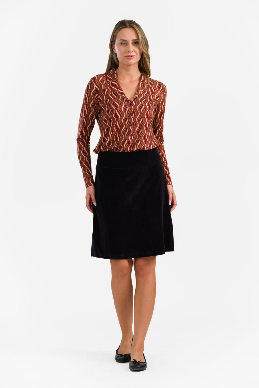 Esmee Rock | Velours, Schwarz