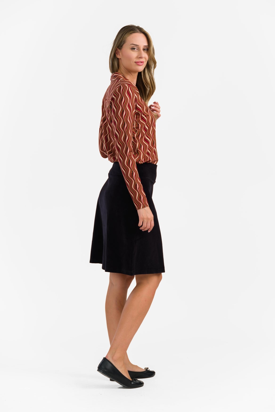Esmee Rock | Velours, Schwarz