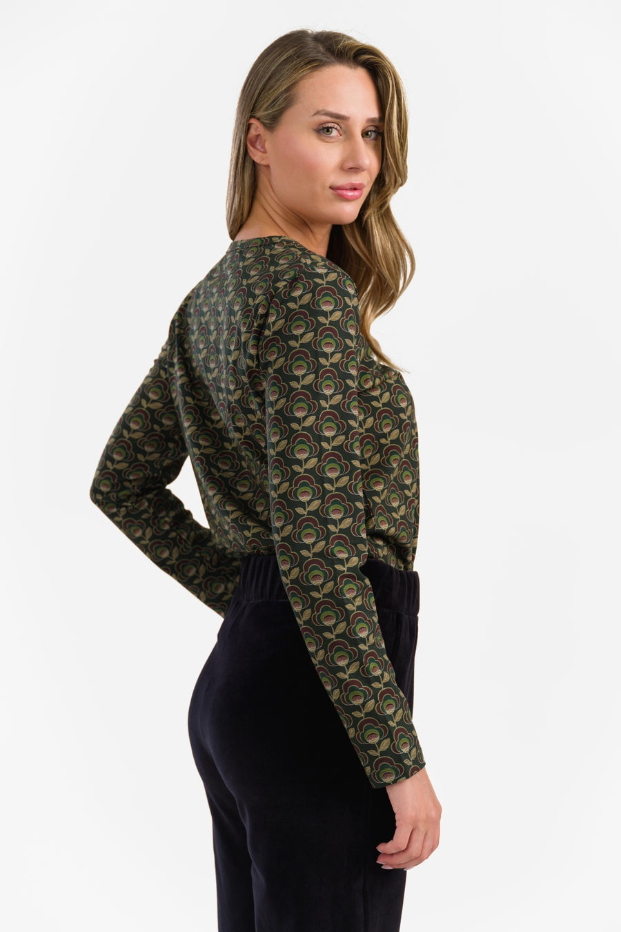 Natalie Top | Abstraktes Blumengrün