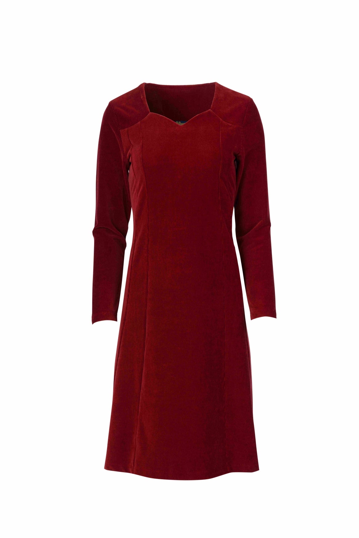 Sandra-Kleid | Rippenvelours, einfach gebraten