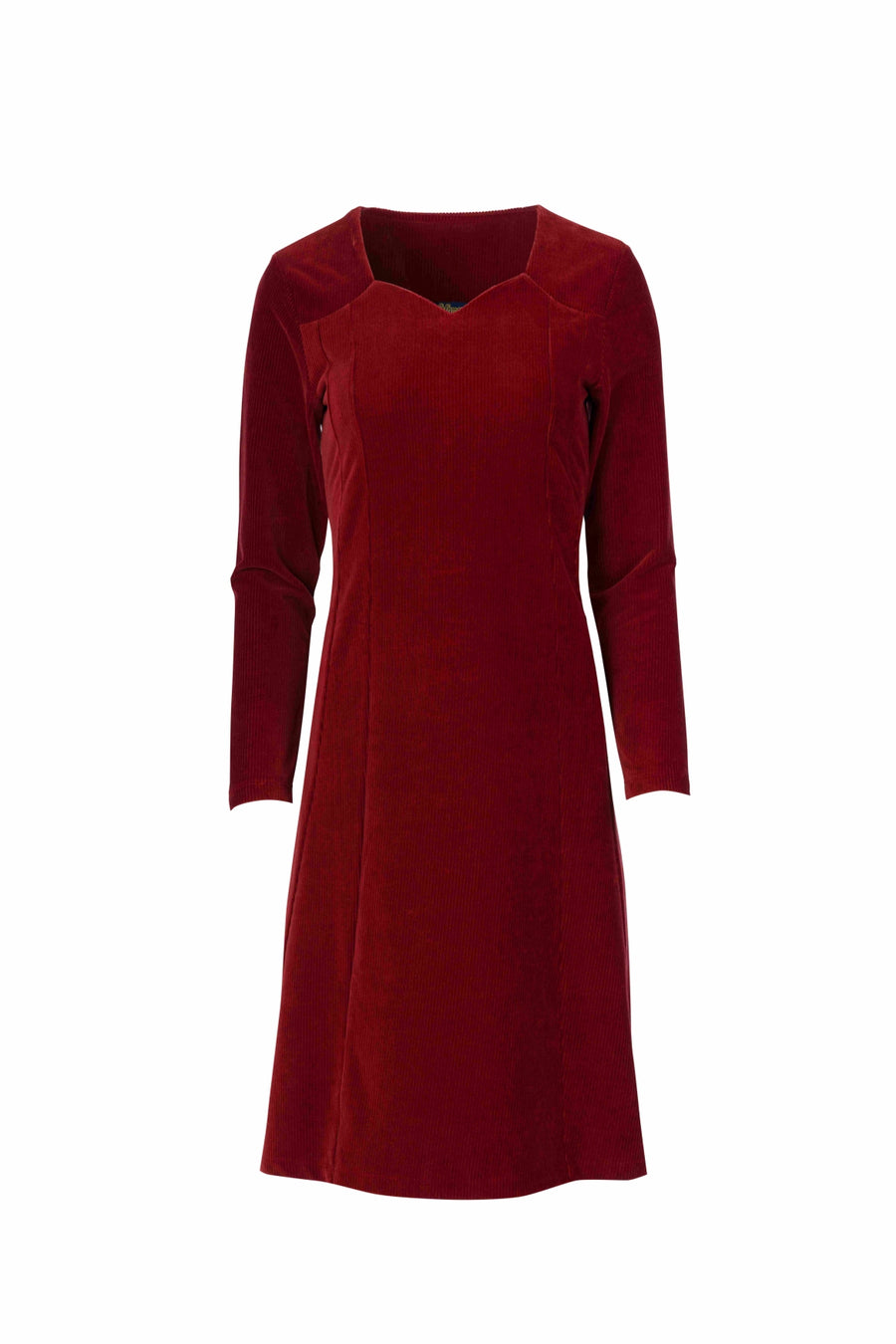 Sandra-Kleid | Rippenvelours, einfach gebraten