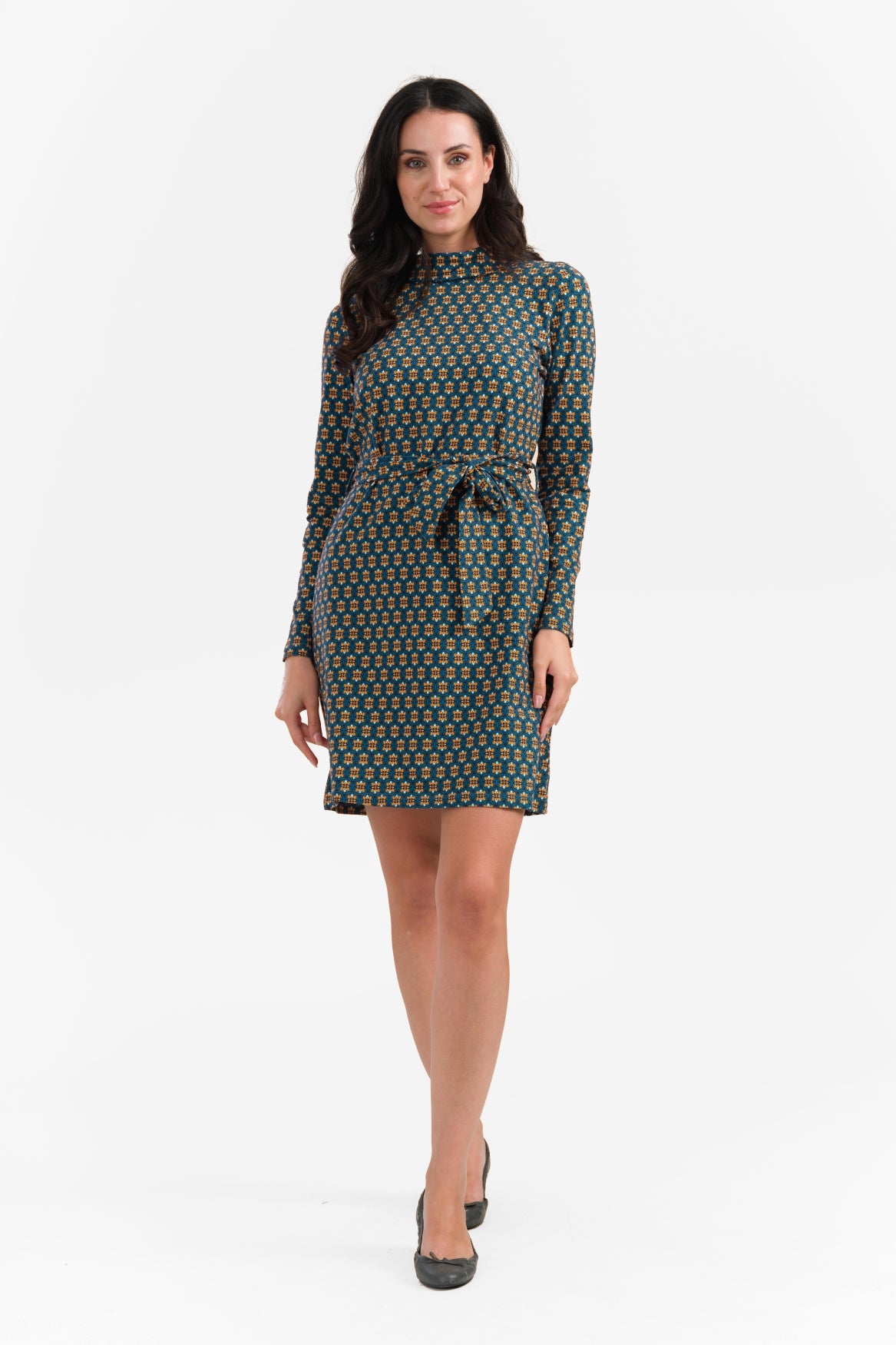 Tess-Kleid | Porto-Blau