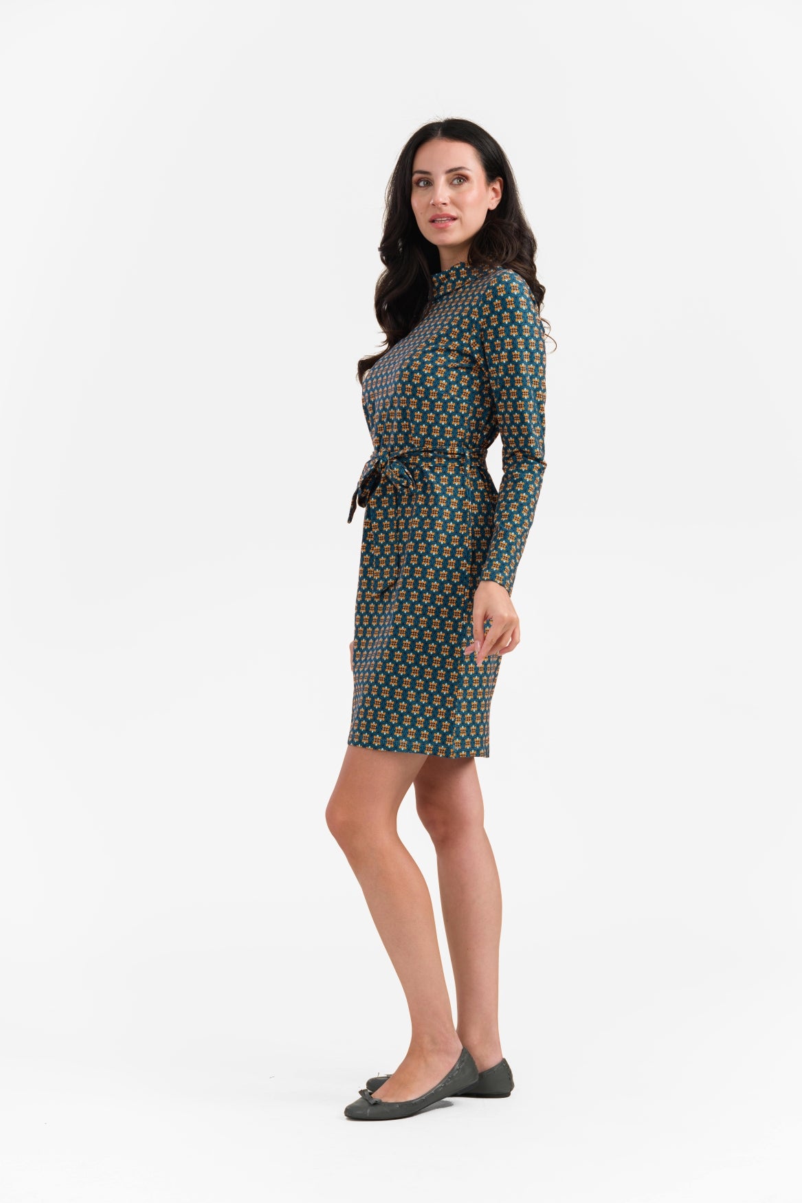 Tess-Kleid | Porto-Blau