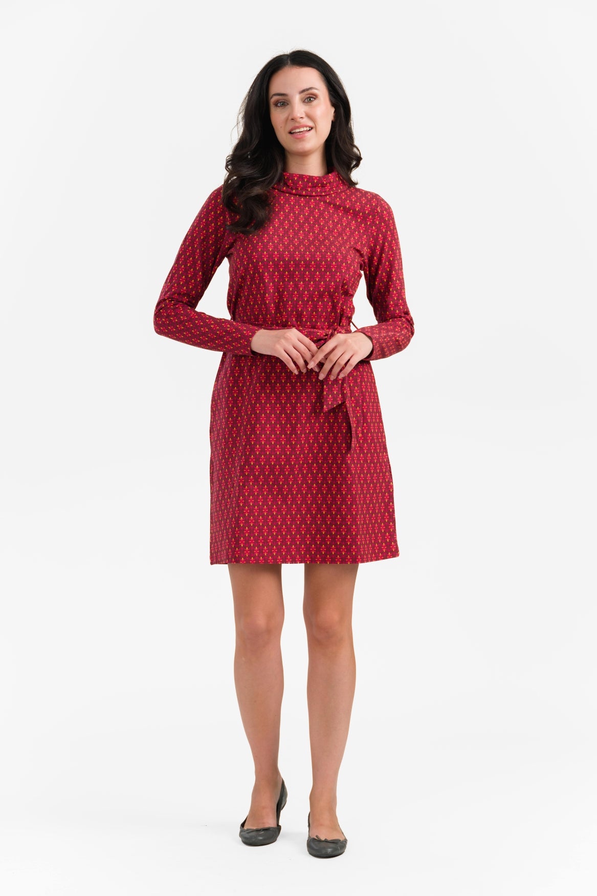 Tess-Kleid | Porto-Rot