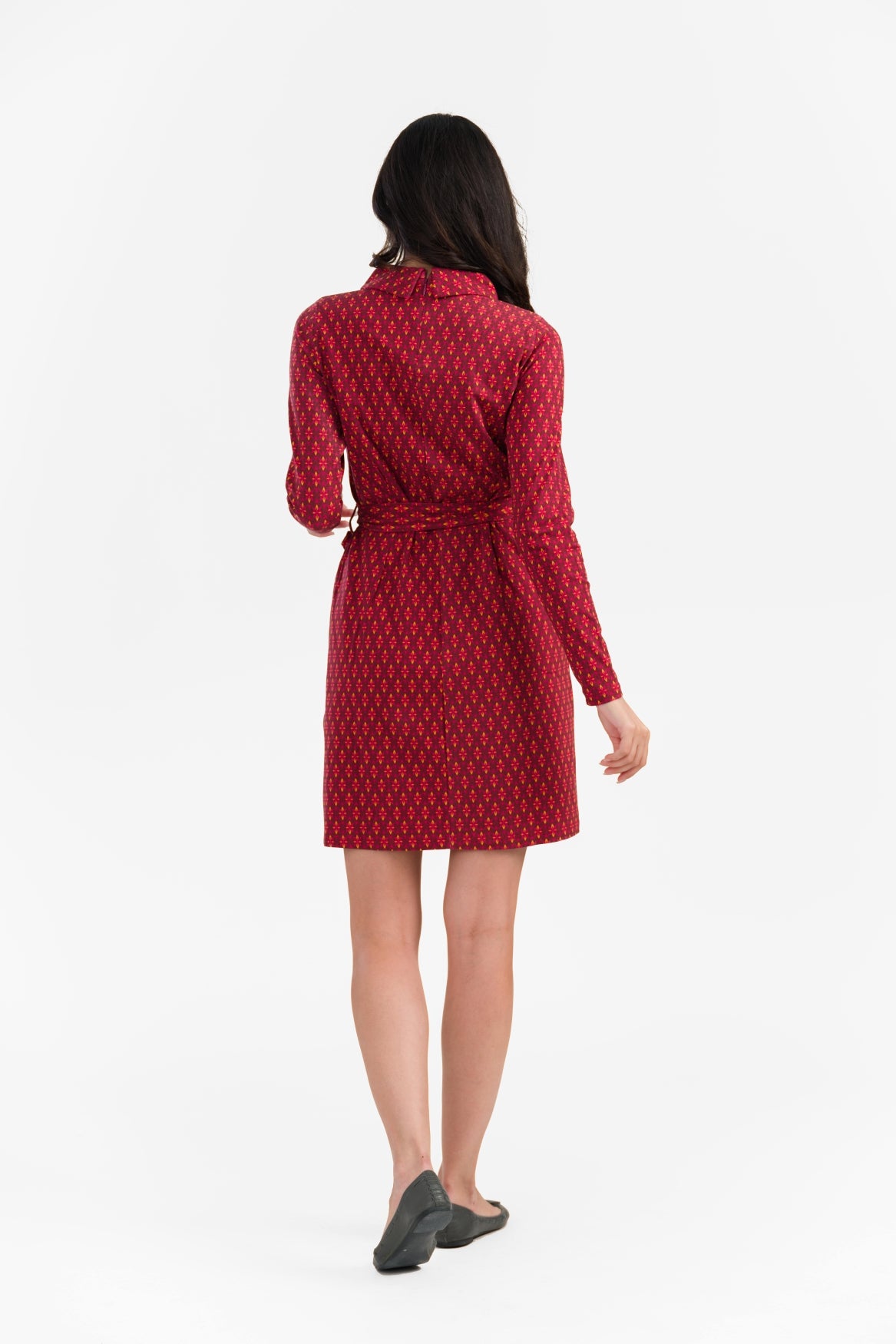 Tess-Kleid | Porto-Rot