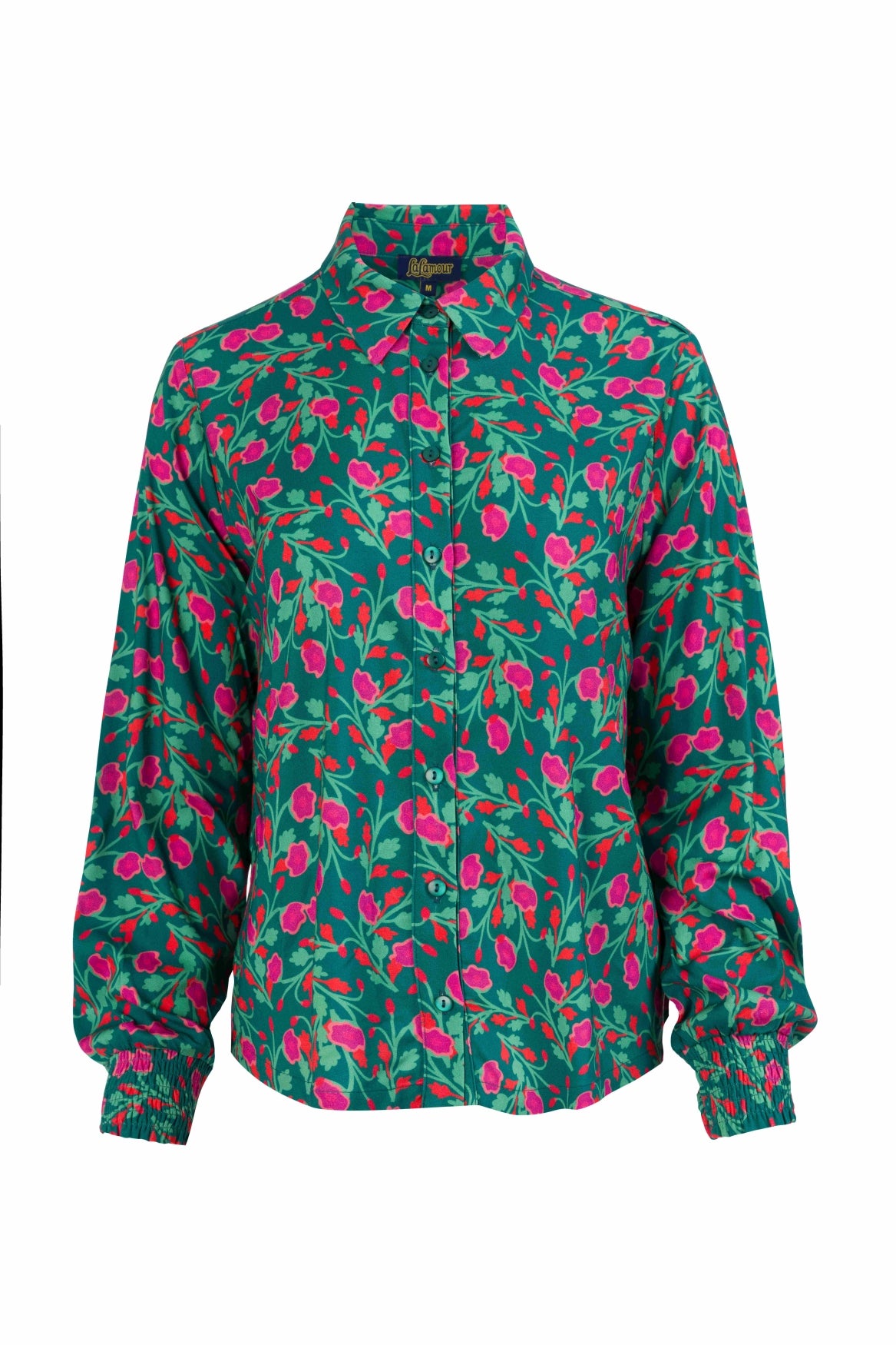 Amy Bluse | Flache Blumen