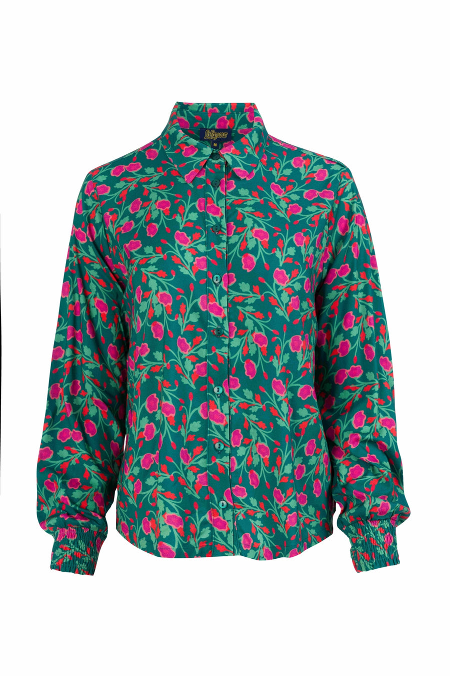 Amy Bluse | Flache Blumen