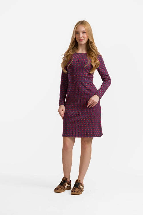 Elise-Kleid | Jacquard-Herzen