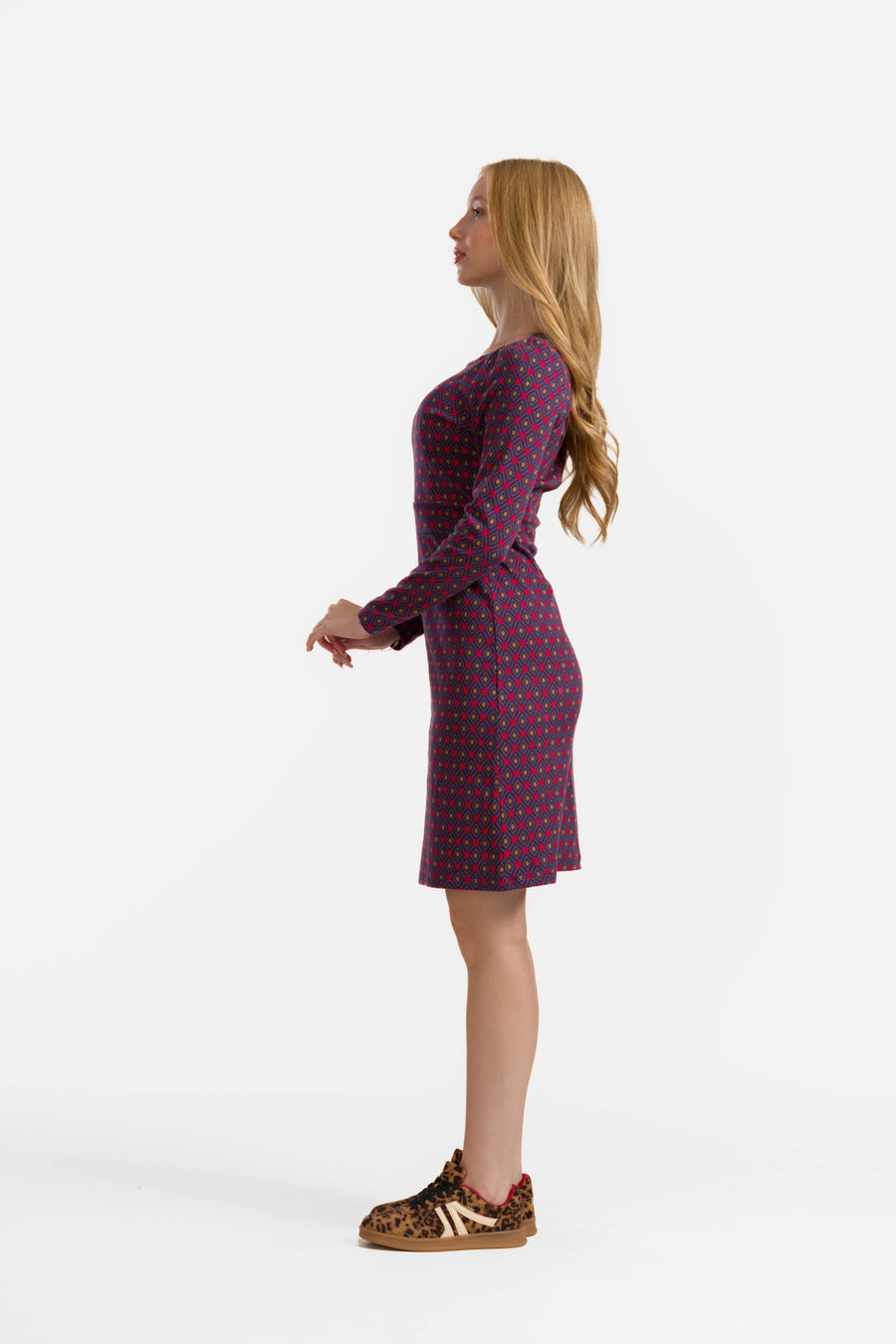 Elise-Kleid | Jacquard-Herzen