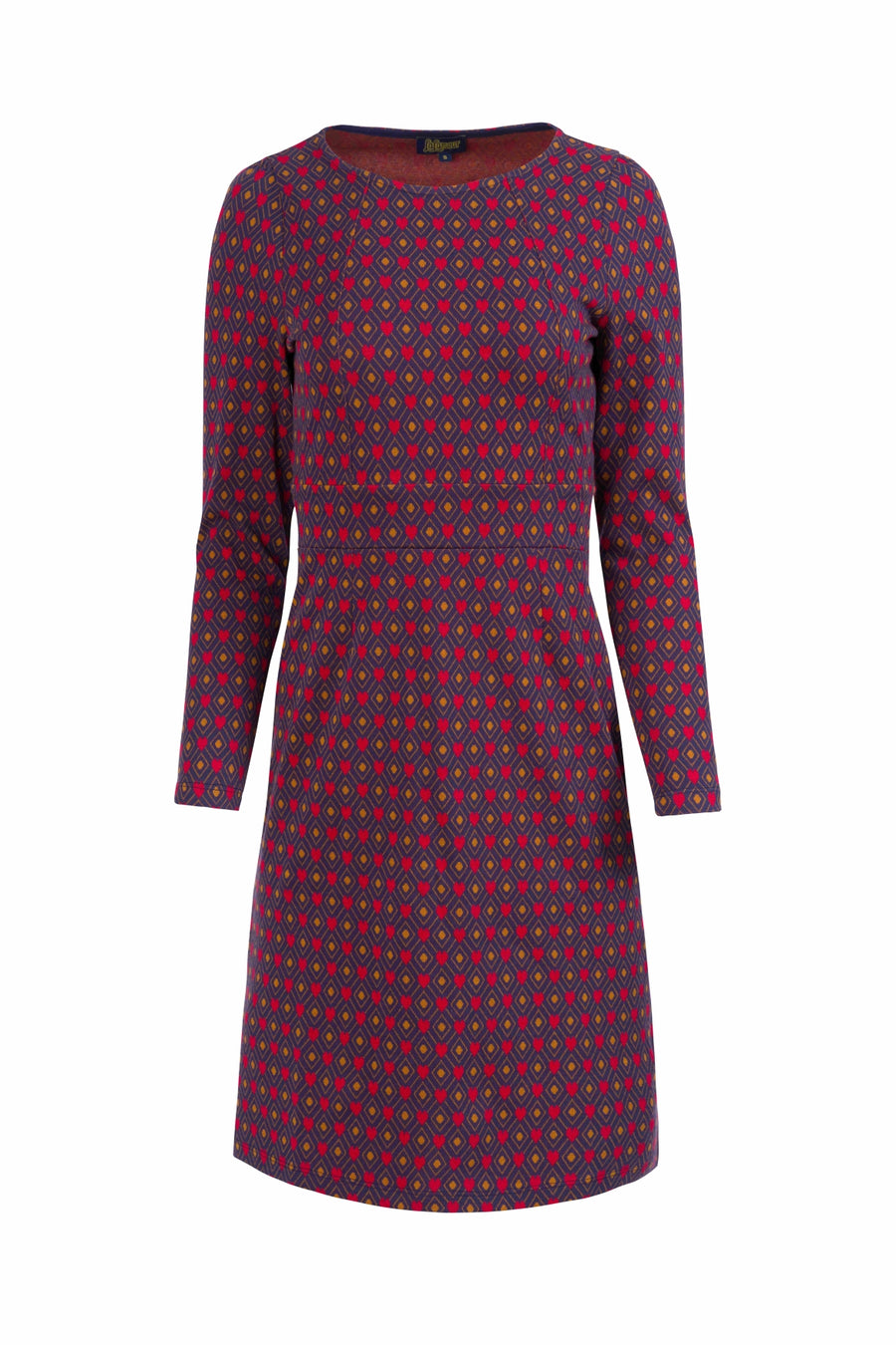 Elise-Kleid | Jacquard-Herzen