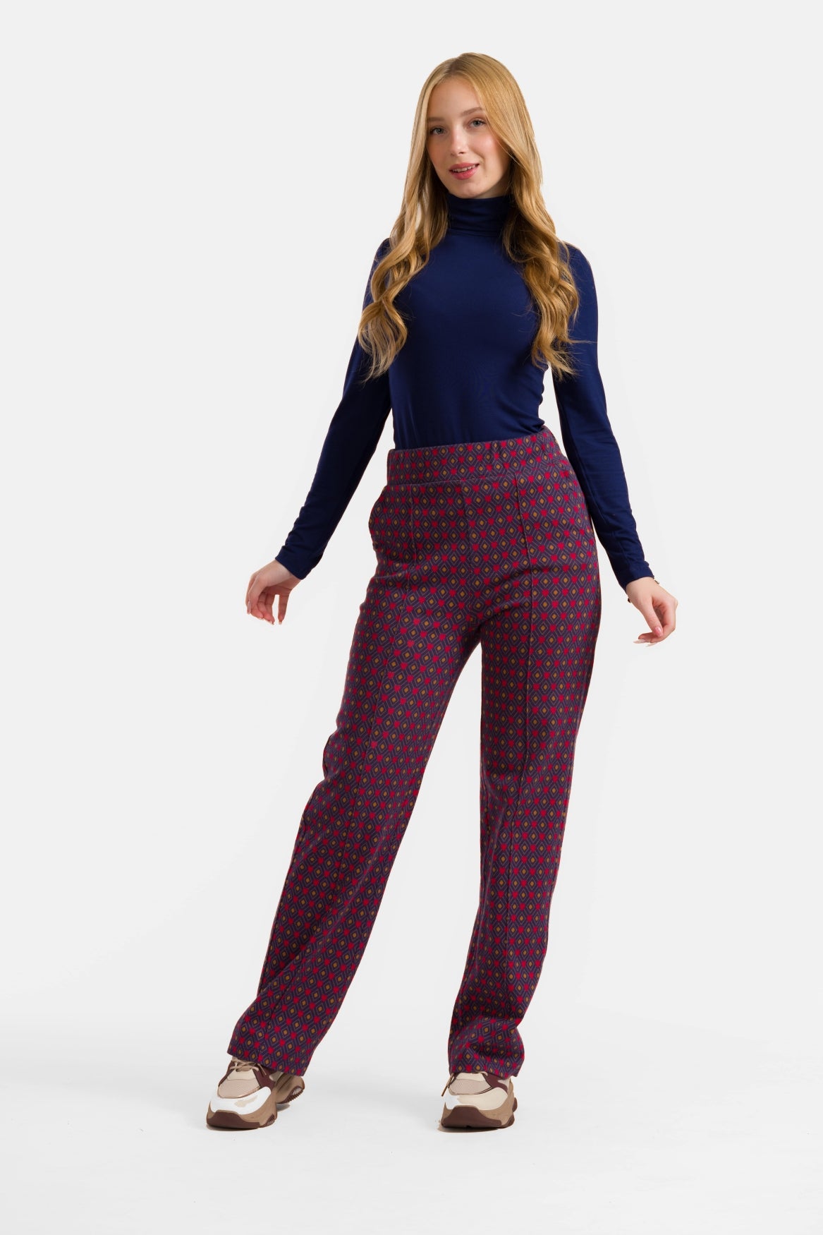 Hailey Hose | Jacquard-Herzen