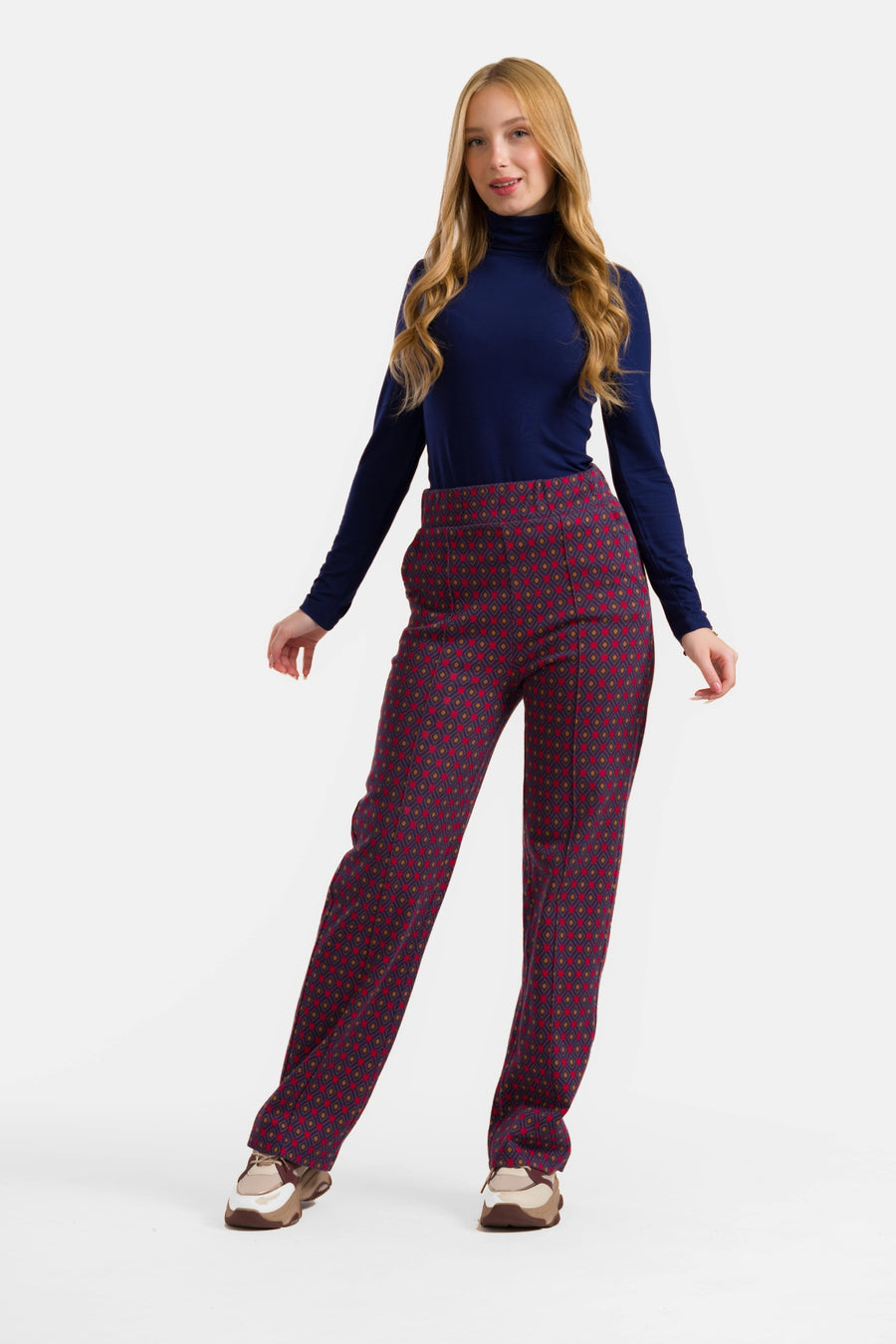 Hailey Hose | Jacquard-Herzen