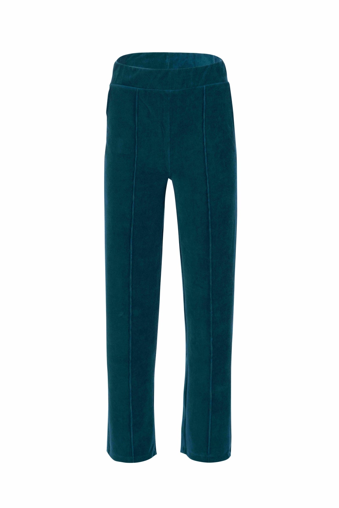 Hailey Hose | Rib Velour Petrol