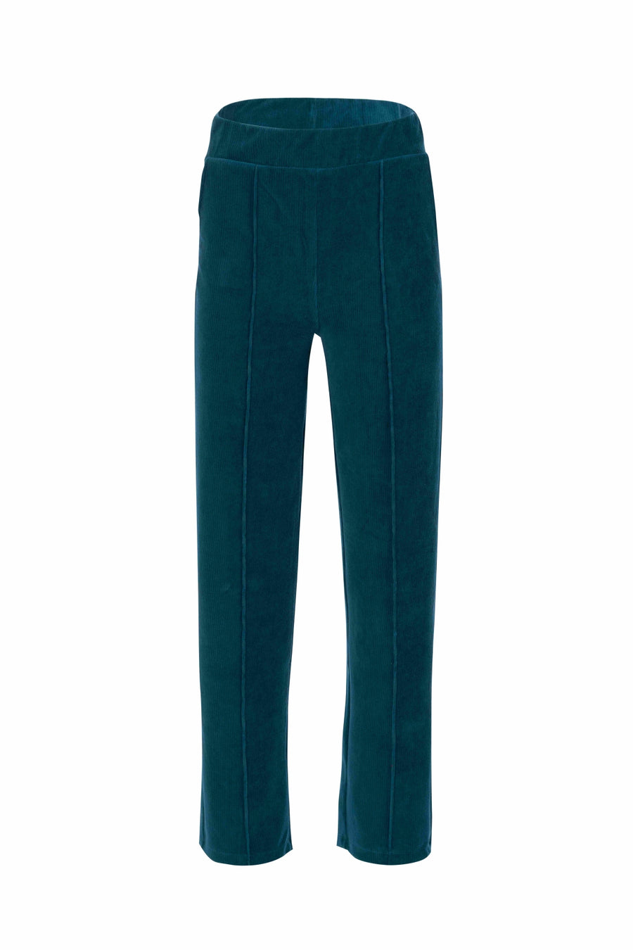 Hailey Hose | Rib Velour Petrol