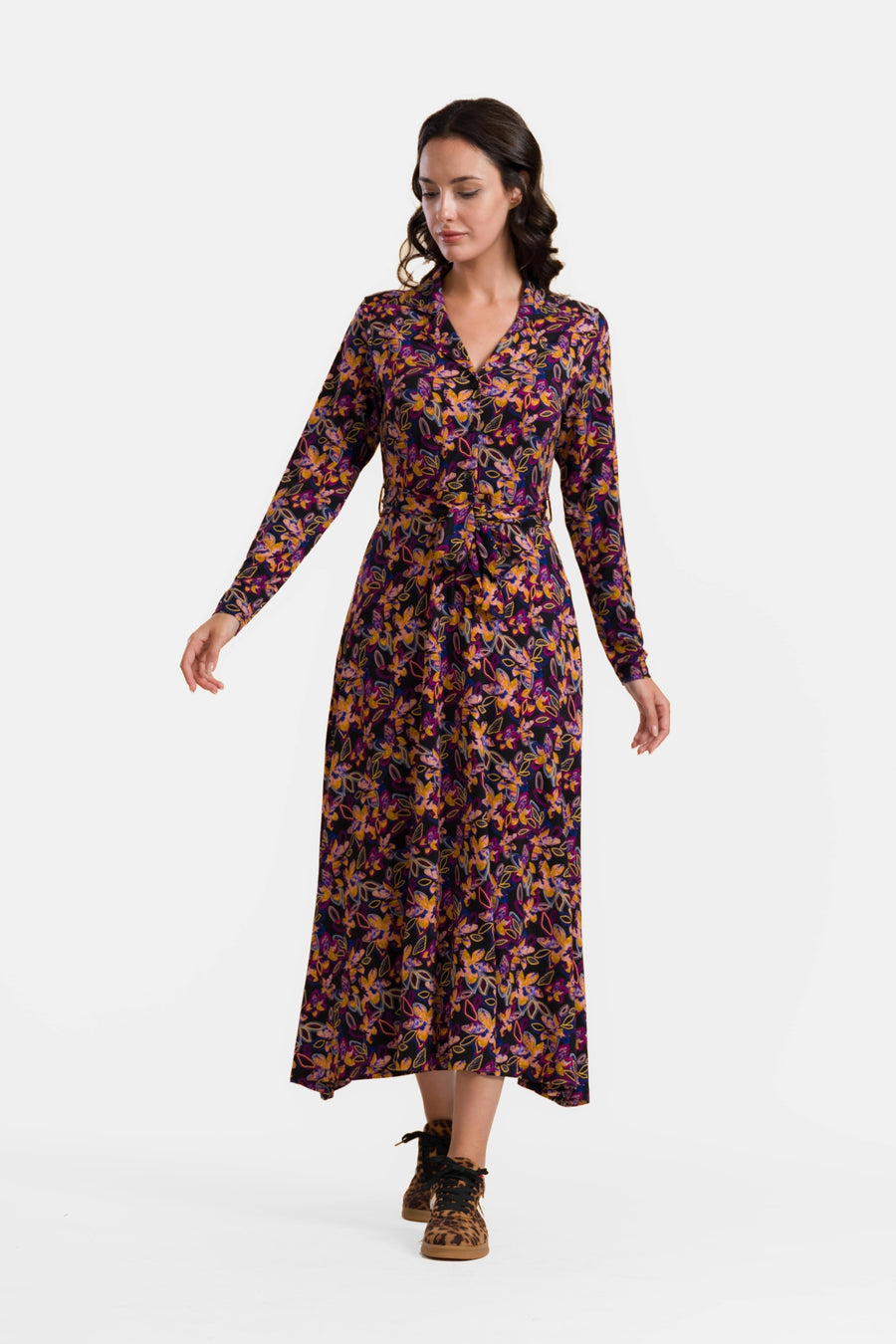 Helena-Kleid | Leuchtende Herbstblumen