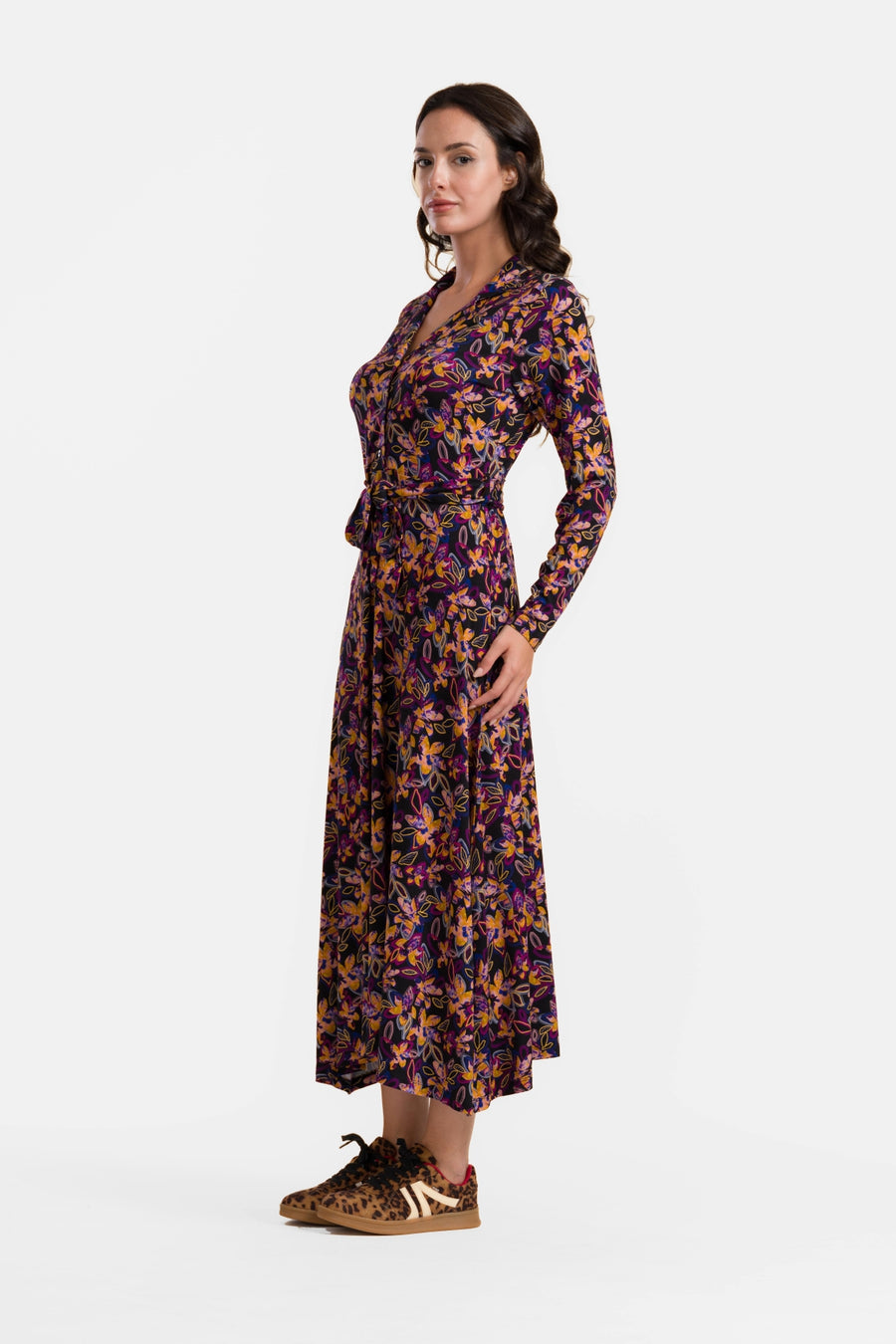 Helena-Kleid | Leuchtende Herbstblumen
