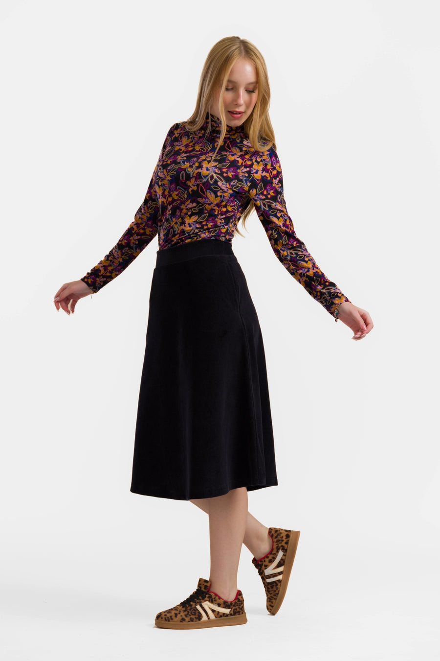 Holly Rock | Rib Velour Black