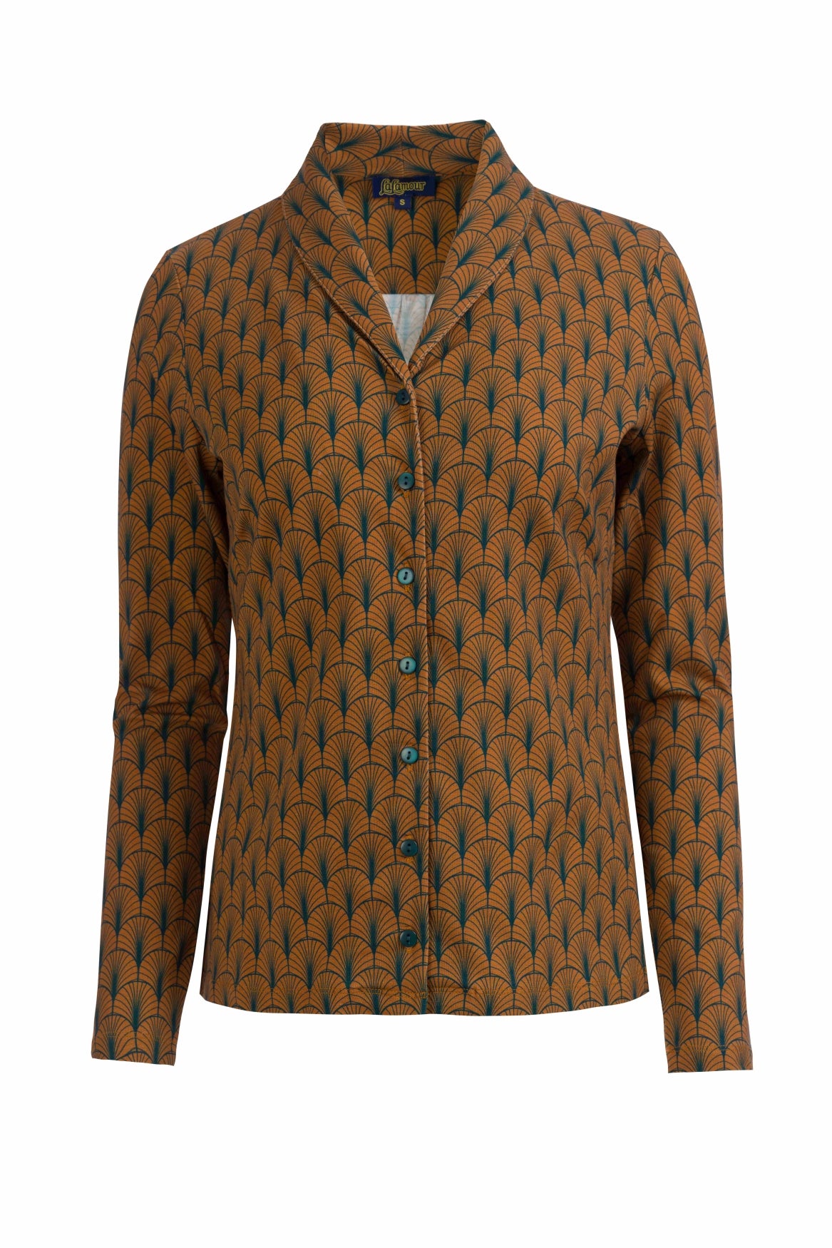 Irisbluse, langärmelig | Jugendstil