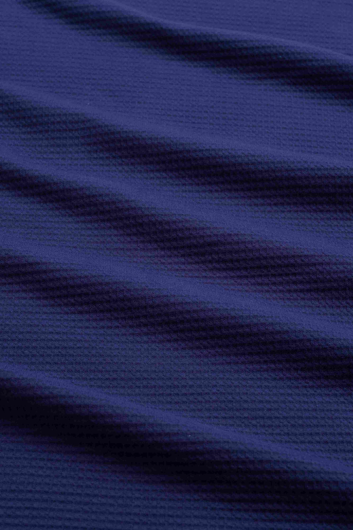 Kelly Top Ls | Waffelblau