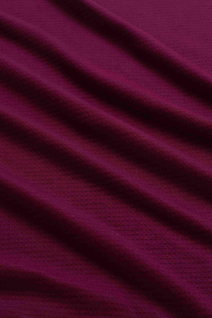 Kelly Top Ls | Waffel Bordeaux