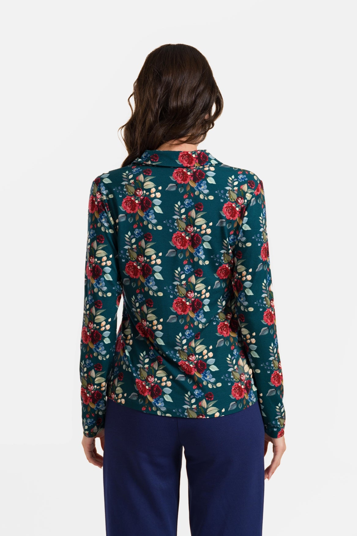 Anna Bluse, langärmelig | Herbststrauß