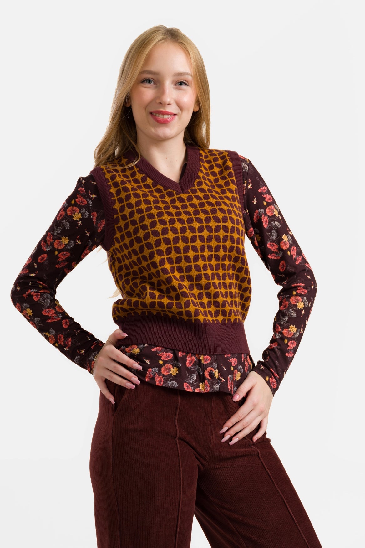 Strickwaren Spencer | Retro Braun