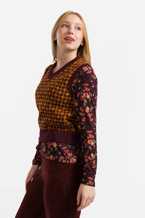 Strickwaren Spencer | Retro Braun