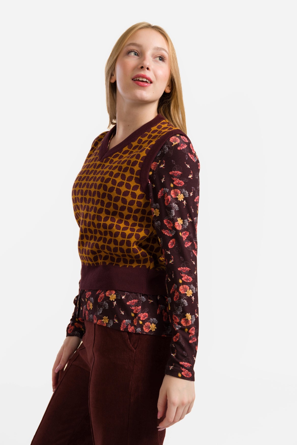 Strickwaren Spencer | Retro Braun