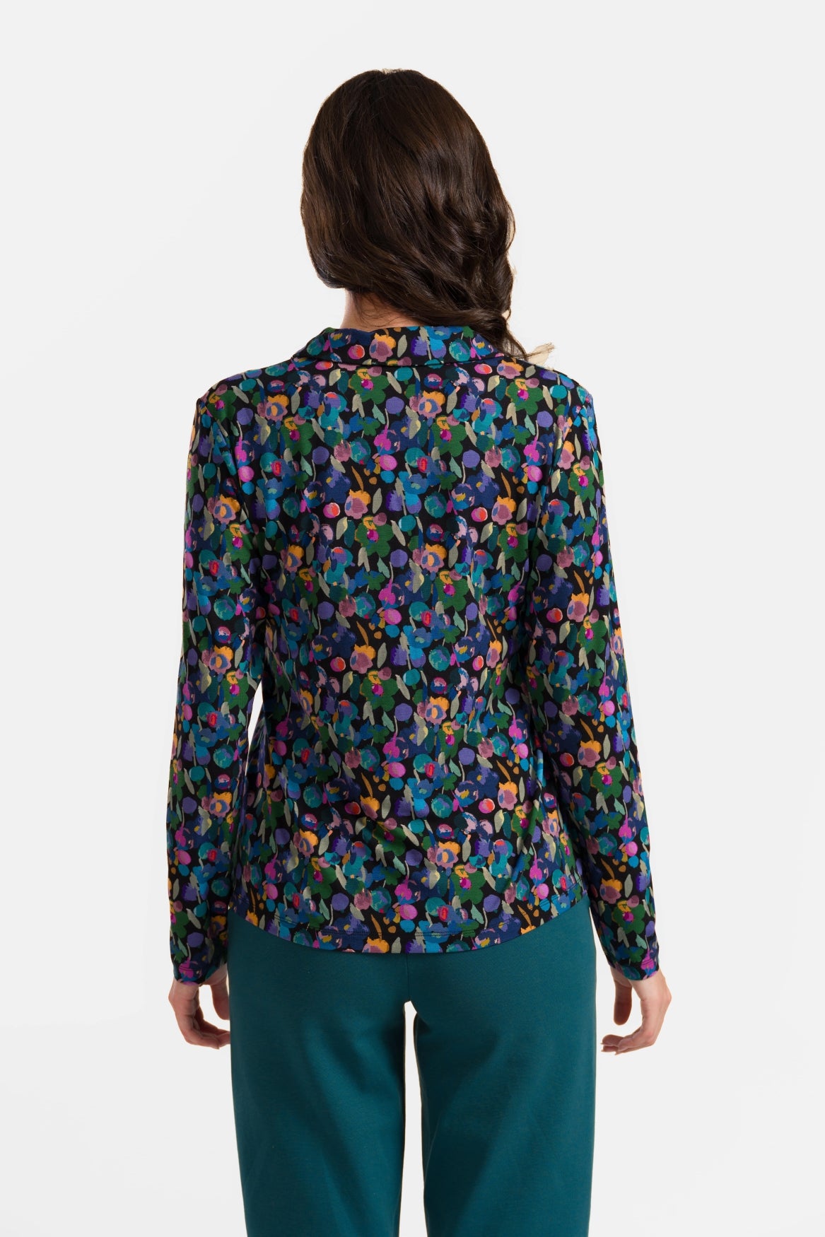 Anna Bluse, langärmelig | Farbtupfer
